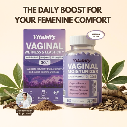 Hydrate & Restore Moisturizer – Herbal Supplement with Kacip Fatimah | 60 Capsules